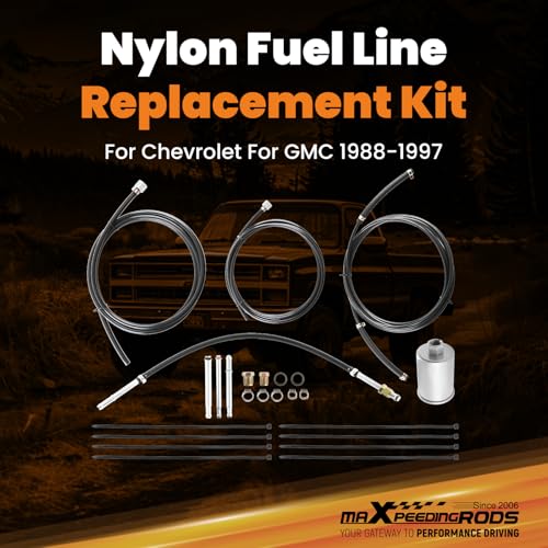 Image of maXpeedingrods Fuel Line Kit for Chevrolet GMC 1988-1997 Trucks, NFR0013 GM23B FL-GM22B FL-GM22B-T (Gasoline Only)