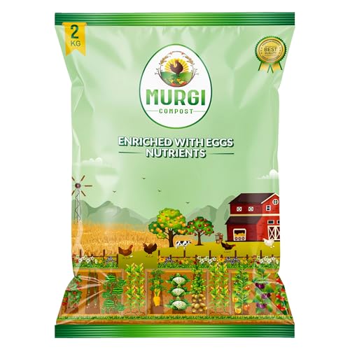 Image of Organic Potting Soil Mix for Plants 2 KG | Odorless Murgi Compost Khad Fertilizer for Home Garden | Nutrient Rich Chicken Manure with 17 Essential Nutrients | Indoor & Outdoor Plants