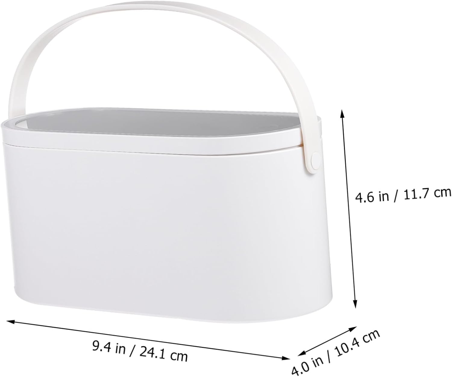 Portable Led Lighted Makeup Case with Organizer for Travel Cosmetic Storage Box with Mirror and Design for Business Trips and Outdoor Activities