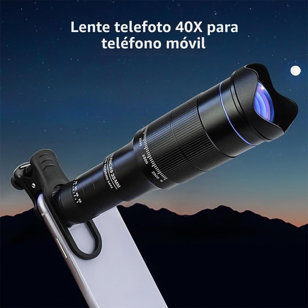 Andoer Kit teleobjetivo 40X portátil para observación de fauna y deportes