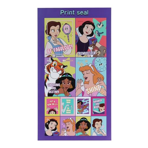 Autocollant imprimé Princesses Disney feuille Collection TP anti-déchirure - 3