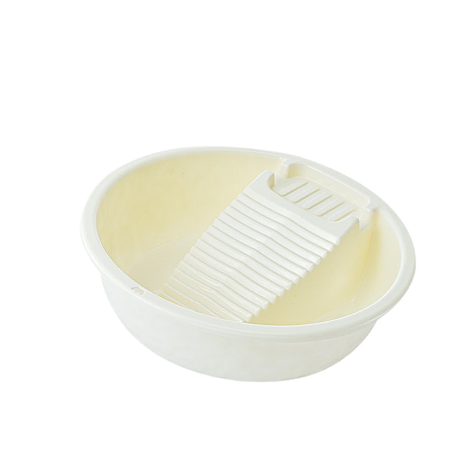 Laundry Basin, Washboard Basin with Soap Holder Thickened Cloth Washing Scrub Board