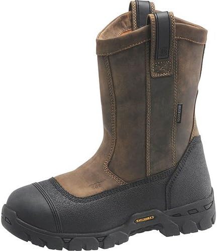 carolina pull on logger boots