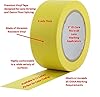 ProTapes Pro 50 Premium Vinyl Safety Marking and Dance Floor Splicing Tape, 6 mils Thick, 36 yds Length x 1" Width, Clear (Pack of 1) #1