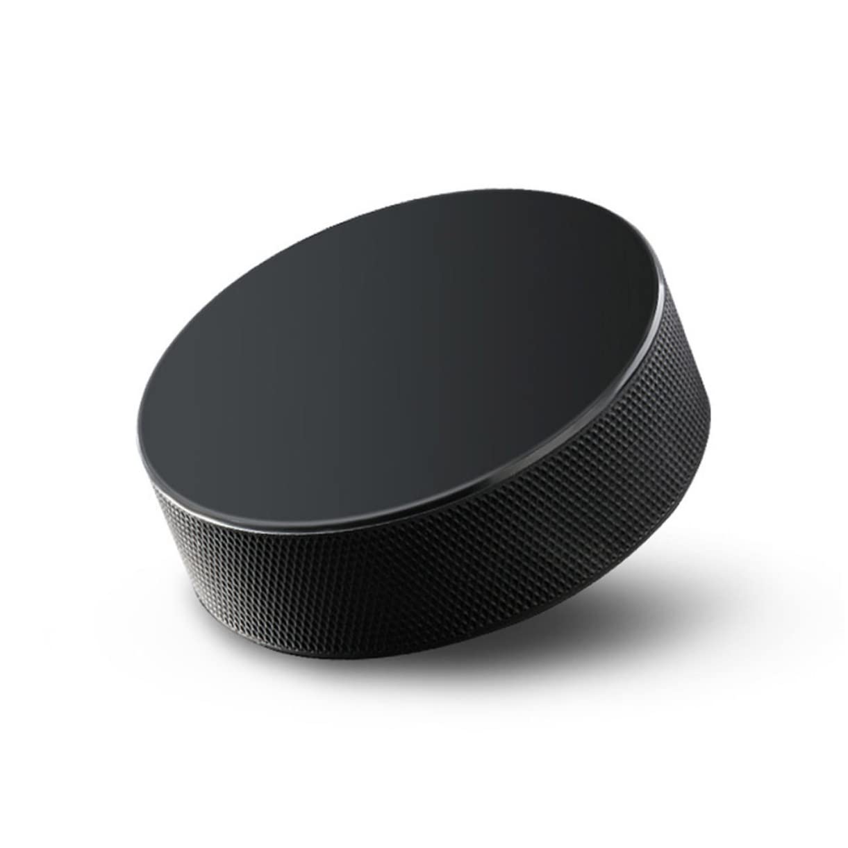 Rondelles de Hockey Glace Professionnelles Noires, Lot de 4 en Caoutchouc