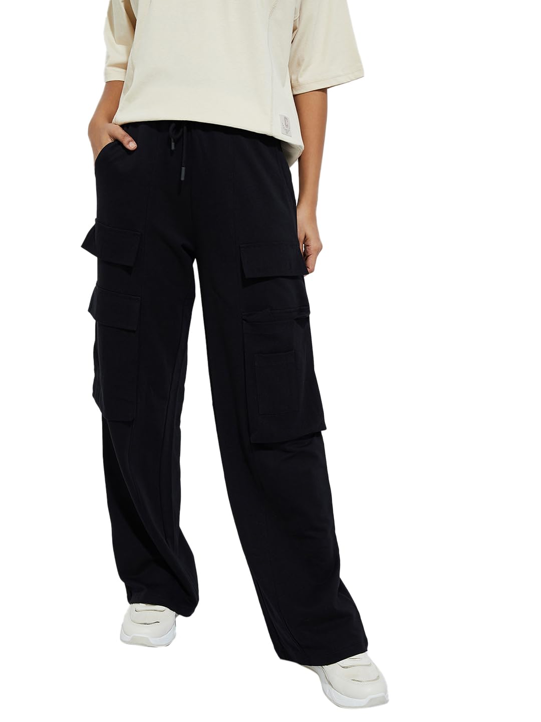 max Women's High Rise Regular Casual Pants-picture-13
