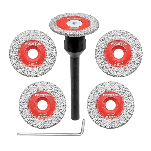 FOCSTOL Disco Diamante Corte para Porcelanico - 5 piezas 30mm Dis...