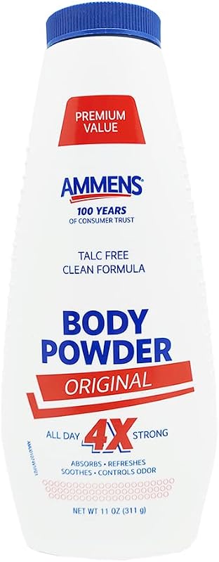 AMMENS Pó corporal Original, fórmula sem talco, 312 g