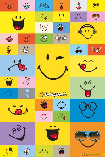 Smiley - Smiley World Expressions - 61X91,5 Cm Affiche / Poster