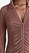 PAIGE Women's Lafayette Top, Rosewood, Brown, XL