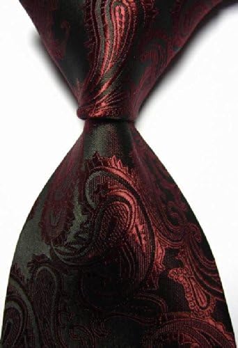 New Pulm Paisley JACQUARD WOVEN Men's Tie Necktie