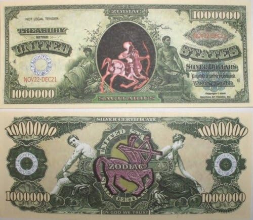 Juego de 10bills-sagittarius de millones de dólares Bill