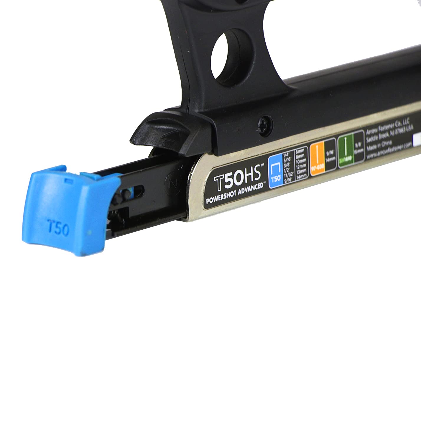 Arrow T50HS PowerShot Advanced Professional Heavy Duty 2-In-1 Staple and Nail Gun for Wood, Upholstery, Furniture, Crafts, Fits All T50 Staples and 5/8” Brad Nails