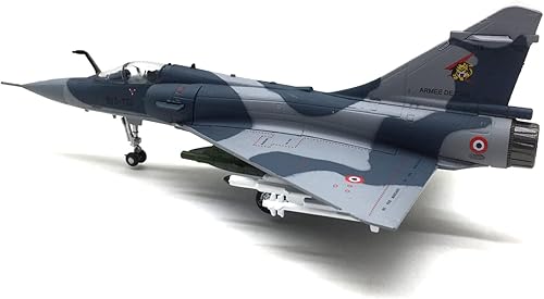 Miniatura 8 de plplaaoo Modelo de caza Mirage 2000 1100, modelo de aviones de combate de aleación, modelo de colección de aviones de alta estimulación, regalo para