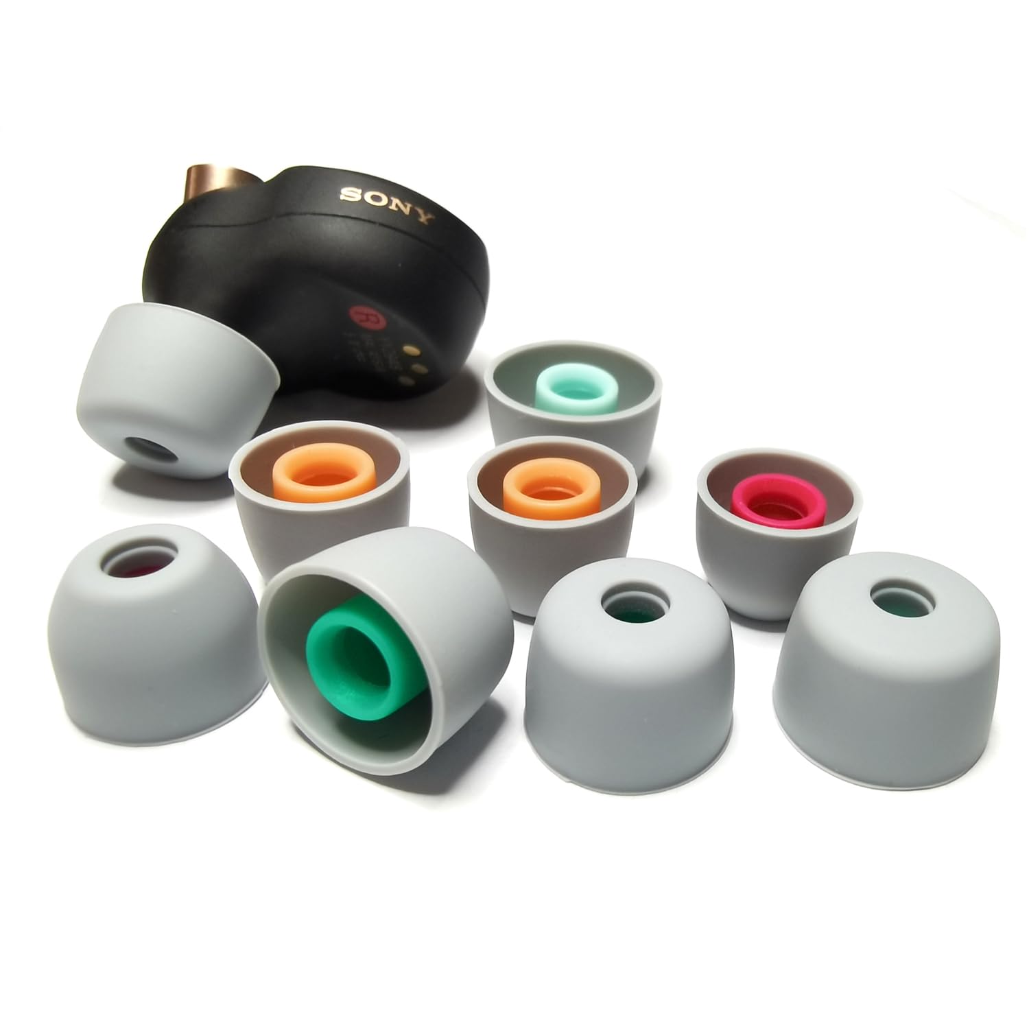 Amazon | Sony WF-1000XM5(L/M/S/XS)用シリコンイヤホンチップ 4組