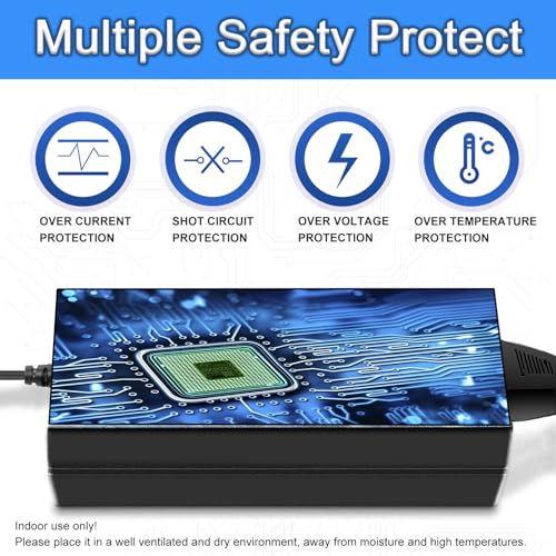 Snsnlent DC 12V 4A 48W AC Adapter Power Supply 12V 4A 48W AC/DC Power Adapter with 5.5x2.5mm DC Plug 12V 4Amp 48Watt Power Supply for LCD Monitor, LED Strip Light, CCTV Security System by Snsnlent - Image 5