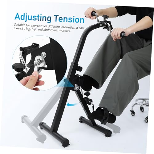 Bicicleta estática compacta plegable con pedales ajustables miniatura 6