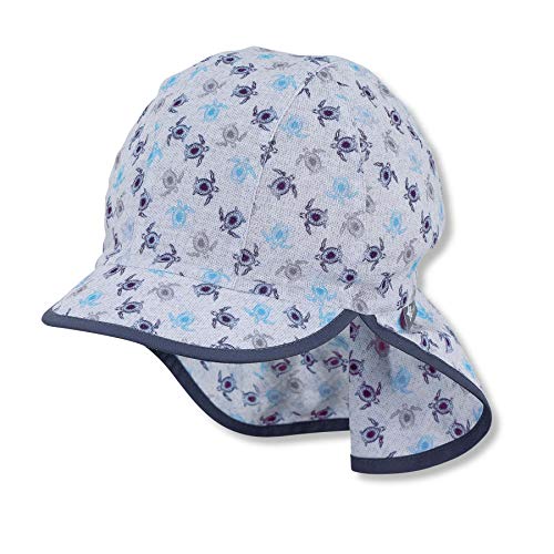 Preisvergleich Produktbild Sterntaler Baby-Jungen m 1612134 Schirmmütze mit Nackenschutz, blau, 51