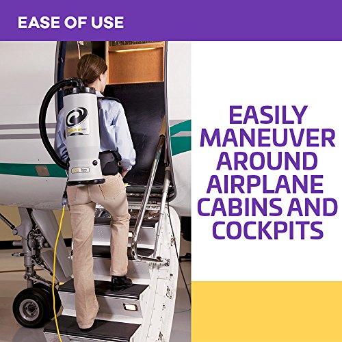 Proteam Commercial Backpack Vacuum, Aviationvac Vacuum Backpack With 1-1/2-Inch Tool Kit, 6 Quart, Corded #TOP5