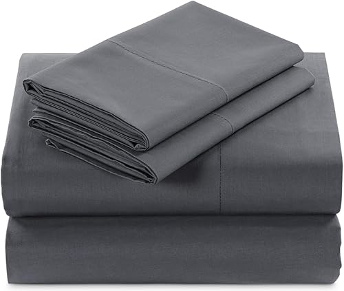 Miniatura 29 de MyPillow Juego de sábanas de percal de 200 hilos, sábanas de 100 % algodón para tamaño matrimonial, sábanas transpirables y suaves, para bolsillo