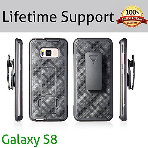 Galaxy S8 Case The Original DriveBuy Easy To Use Samsung Galaxy S8 Case Classic Design With Clip On Belt Ultra Protection With Kickstand Option Included -Extended 60 Day Guarantee