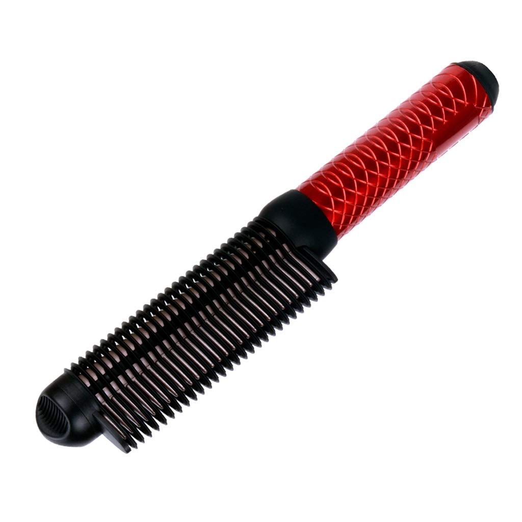 Pettine per capelli lisci in ceramica, con fibbia interna, design anti-scottatura