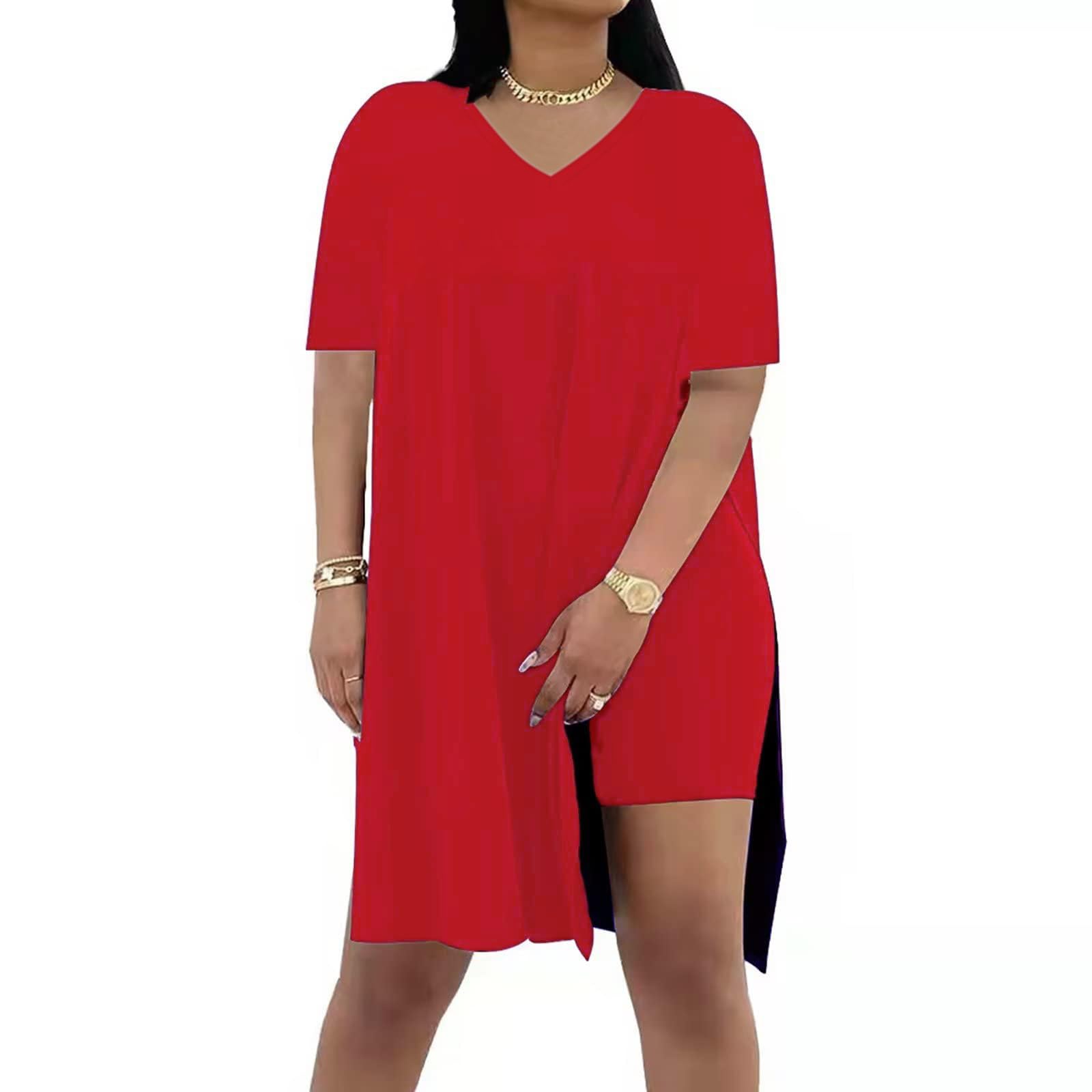 HBQ Womens 2 Piece Outfits Tracksuits Short Sleeve Tunic - View #5