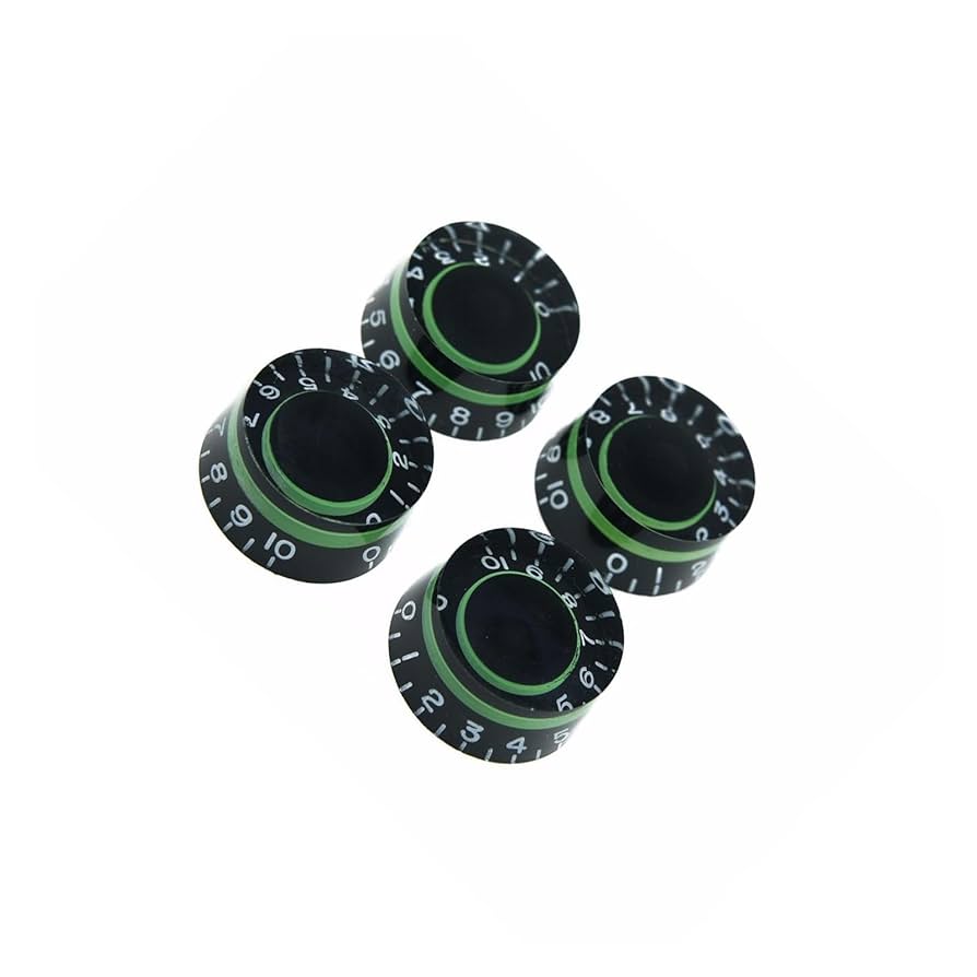 エレキギター ブラック ボリューム・トーン付き Amazon.co.jp: ブラックギターノブ | レンチ付きメタル