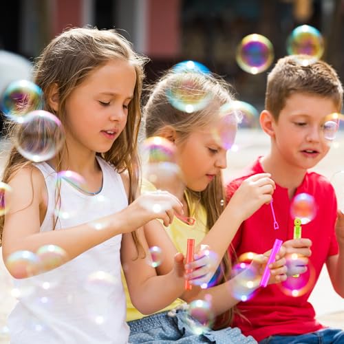 Kids Party Goodie Gift Bag Stuffer Fillers,32 Pack Mini Bubble Wand Toys,Small Halloween Pinata Birthday Party Favors Supplies for Boys Girls,Wedding Camping Classroom Prizes Treats for Toddlers - 8