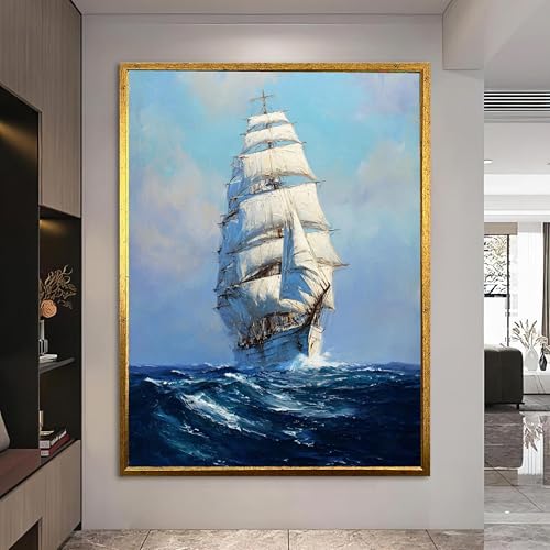 Toile voilier blanc pour salon moderne et déco côtière