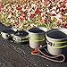 G4Free 2/4/13 PCS Camping Cookware Mess Kit Hiking Backpacking Picnic Cooking Bowl Non Stick Pot Knife Spoon Set (4PCS)