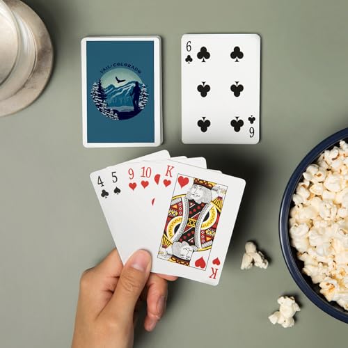 Baraja de Poker Vail Colorado 52 Cartas Adultos miniatura 2