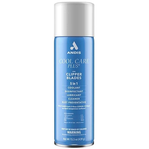 Andis Cool Care Plus - Aerosol para cuchillas de 155 onzas 155fl oz paquete de 3 Andis Cool Care Plus - Aerosol para cuchillas de 155 onzas 155fl oz paquete de 3