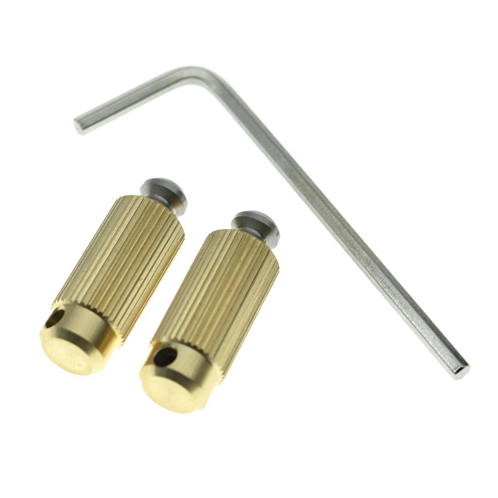 KAISH Steel and Brass Tremolo Bridge Studs & Anchors Bridge Posts for Gotoh FR Tremolo System 510TS, 10mm For Gotoh 510TS - Image 4