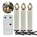 Produktbild VINGO 30er Weinachten Kerzen Lichterkette Weihnachtskerzen mit Fernbedienung Kabellos LED-Mini-Christbaumkerzen, Dimmbar, Warmweiß