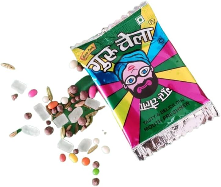 Guru Chela Mouth Freshner pack of 4 (60pcs X 4)