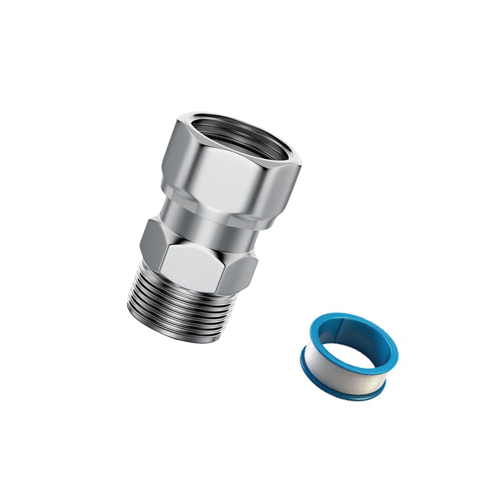 Elnwnnkc Multicolor Stainless Steel Angles Valves Swivels Adapter Ball Joint Hardware Adjustable Angles Swivels Adapters Showering Component Bathroom Accessories