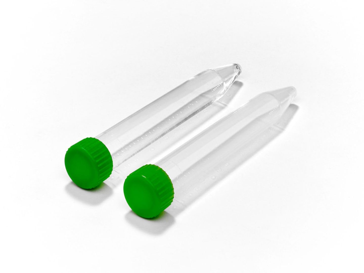 Caplugs Evergreen 240-2469-G80 - Tubos de centrífuga (15 ml, con tapón de rosca)