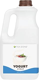 Tea Zone J1096 64 fl. oz Yogurt Syrup for Tea, Coffee, Sweets, Desserts, Cocktails Blending