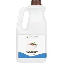 Tea Zone J1096 64 fl. oz Yogurt Syrup for Tea, Coffee, Sweets, Desserts, Cocktails Blending