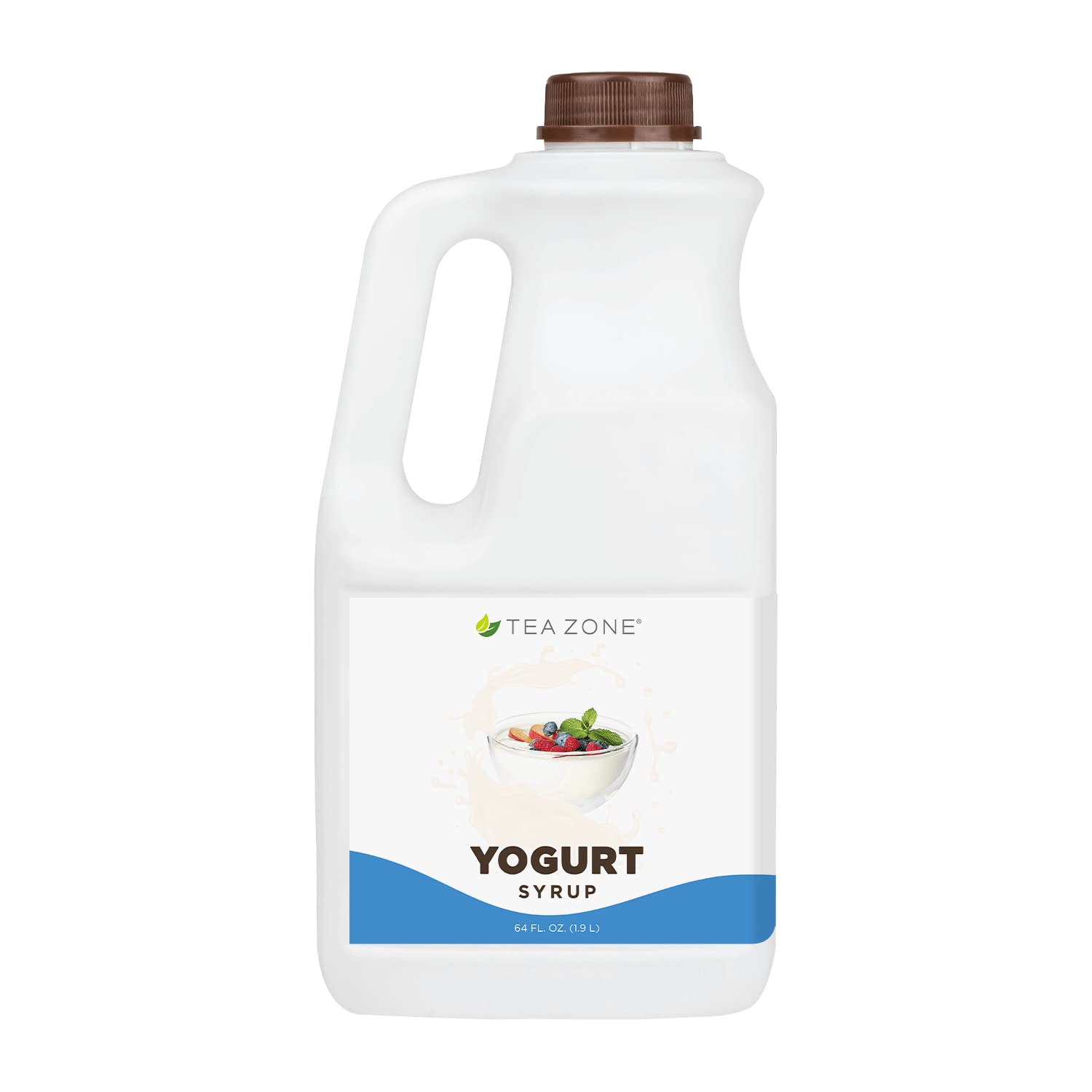 Tea Zone J1096 64 fl. oz Yogurt Syrup for Tea, Coffee, Sweets, Desserts, Cocktails Blending