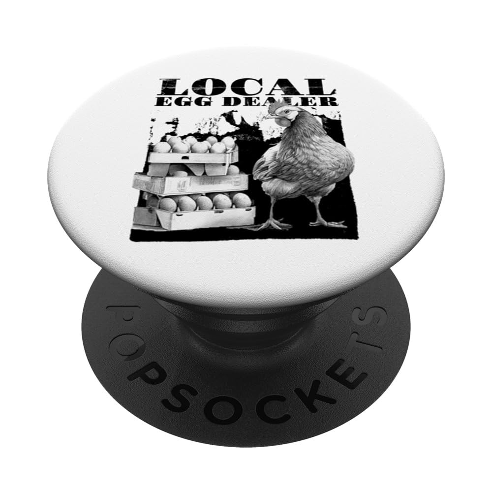 Local Egg Dealer - Fresh Eggs DailyPopSockets Swappable PopGrip
