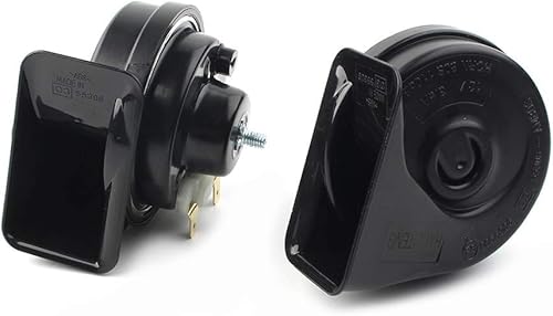 Miniatura 4 de GZYF Car Auto 125DB 12V cuerno eléctrico de caracol con adaptador de cuerno arnés de cableado para Ford para F-150 2004-2008