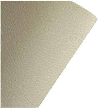 Soft Faux Leather Fabric Soft Leather Leather Vinyl Leather Good Stretchy Seal Type Soft Durable DIY Chair Upholstery Sofa Furniture Car Seat - Off-white 1.6x2m