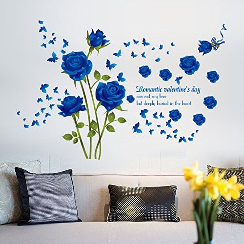 Sticker decorativo rosa con farfalla - TenStickers