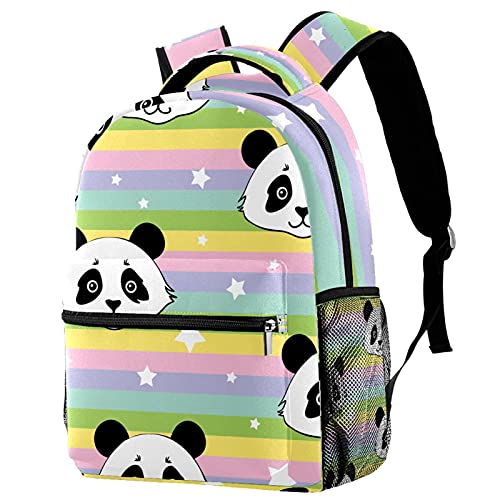 Sac à dos panda arc-en-ciel léger parfait pour vos randonnées et camping en plein air