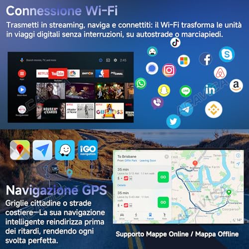 Radio de coche Android 14: viaja conectado en tu Citroën Berlingo con mapas GPS y Bluetooth 6