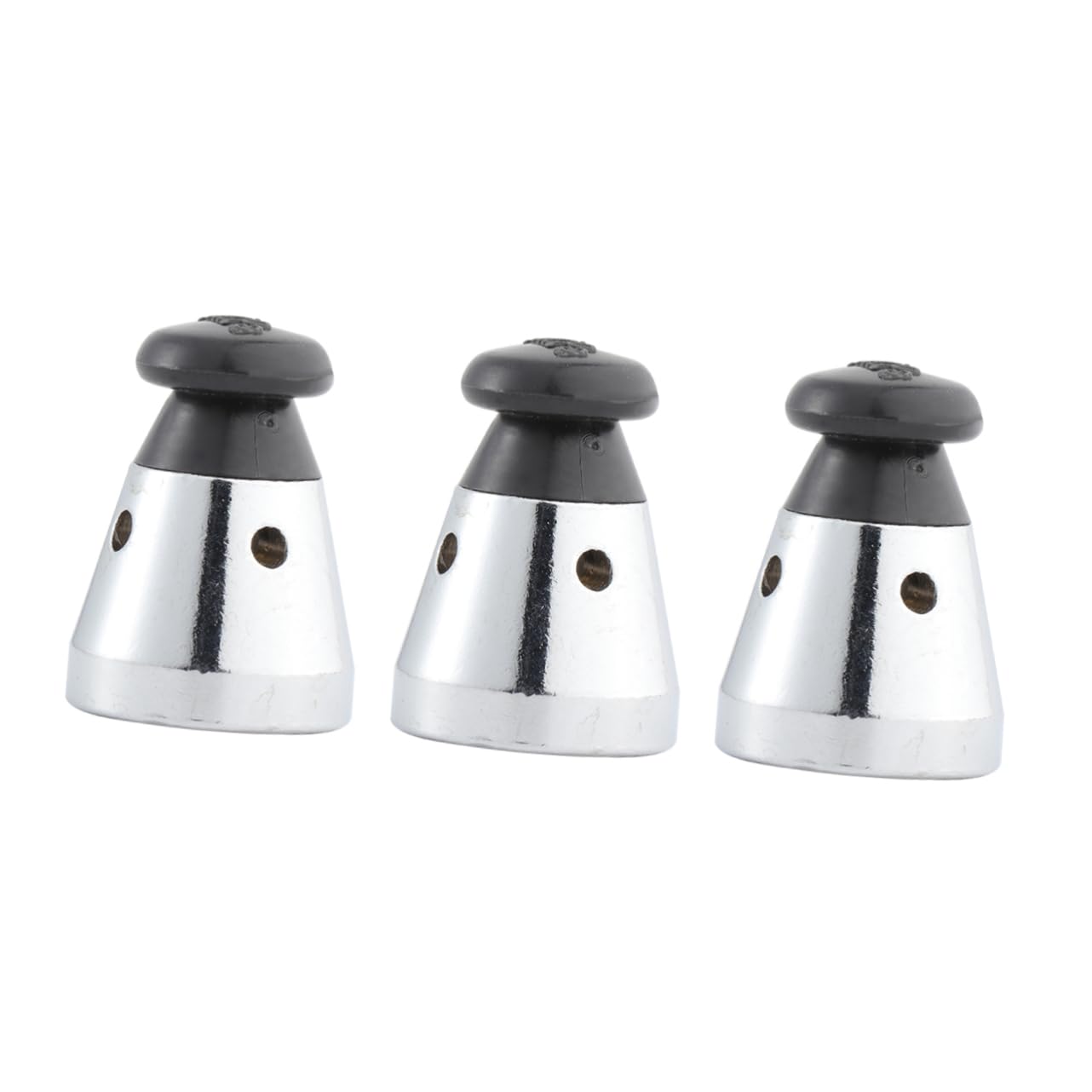 HOLIDYOYO 3pcs Pressure Cooker Steam Valve Jigger Floater Sealer for All Pressure Cookers Black Lightweight Easy to Use Compatible Accessory