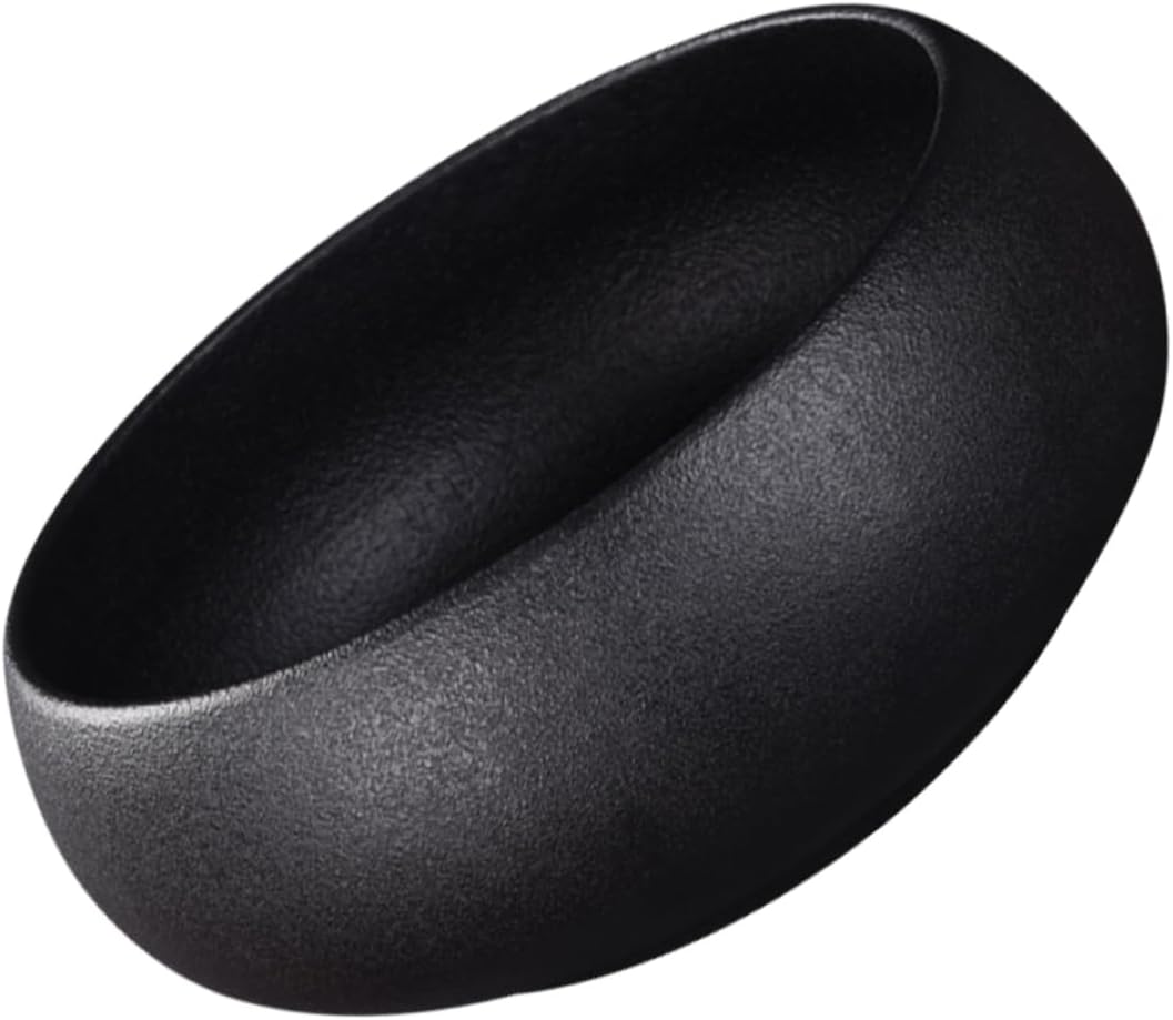 IMIKEYA Black Tea Washing Bowl for Tea Ceremony Accessories Handmade Pottery for Home Office