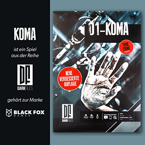 Stadtkrimis Exit Escape Stadtführung black fox games Krimispiel - KOMA - True Crime Exit Game - Escape Room Spiel - mehrfach spielbar - Erwachsene + Jugendliche